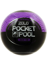 ZOLO Pocket Pool Rack `Em Masturbator Sleeve - Purple