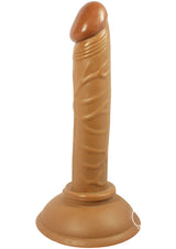 All American Mini Whoppers Straight Dildo 4in - Caramel