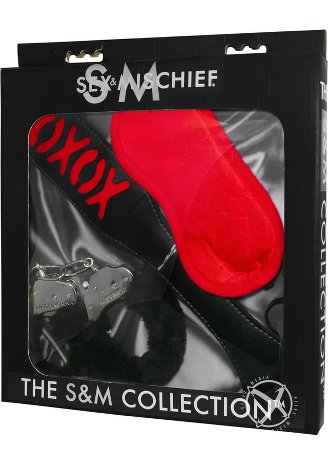 Sex and Mischief Collection Sweet Punishment Kit - Black/Red