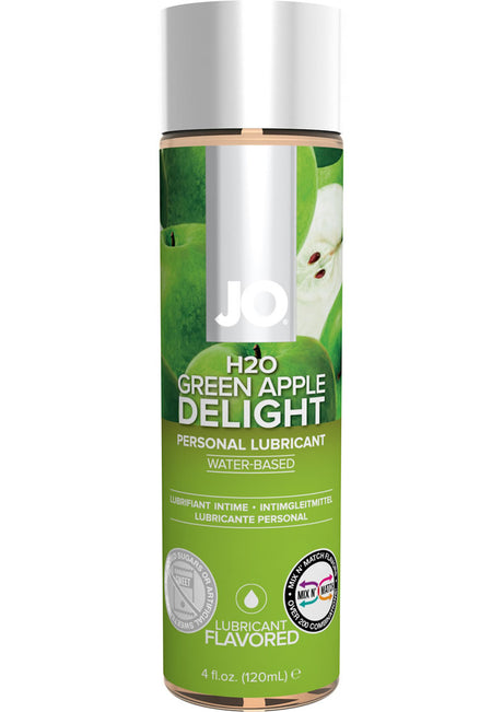 JO H2O Water Based Flavored Lubricant Green Apple 4oz