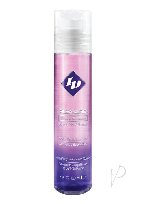 ID Pleasure Water Based Tingling Lubricant 1oz