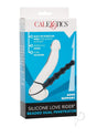 Silicone Love Rider Beaded Dual Penetrator - Black