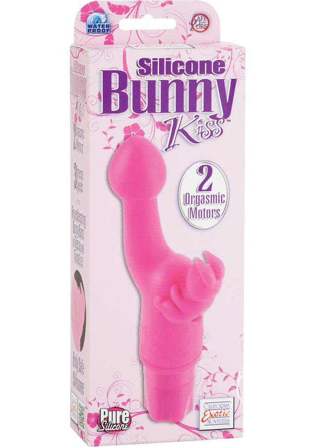 Bunny Kiss Silicone Vibrator - Pink