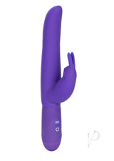 Bounding Bunny Dual Motor Silicone Vibrator Waterproof Purple