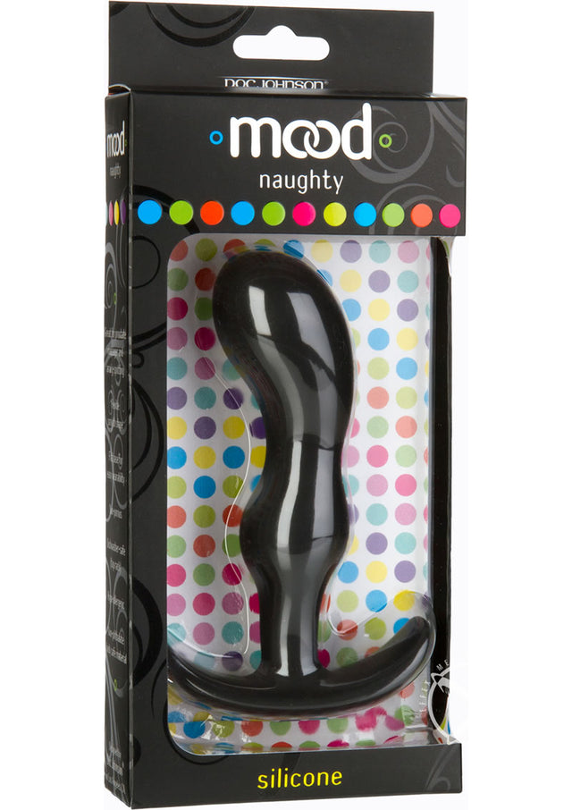 Mood Naughty 2 Silicone Anal Plug - Large - Black