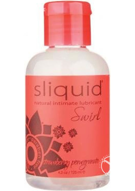 Sliquid Naturals Swirl Water Based Lubricant Strawberry Pomegranate 4.2oz