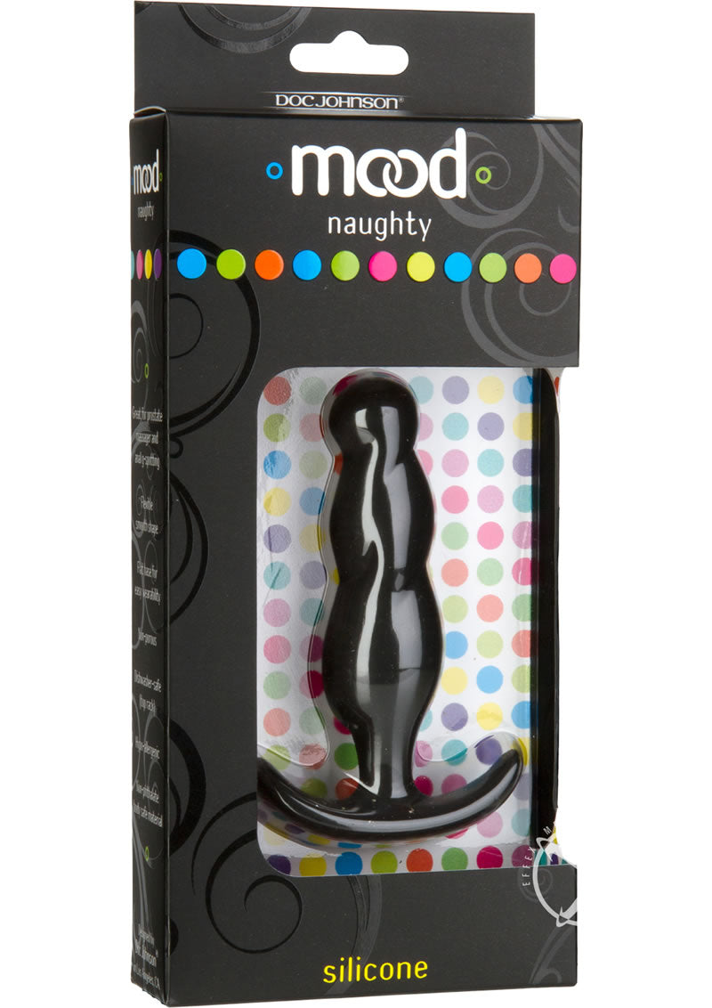 Mood Naughty 3 Silicone Anal Plug - Medium - Black