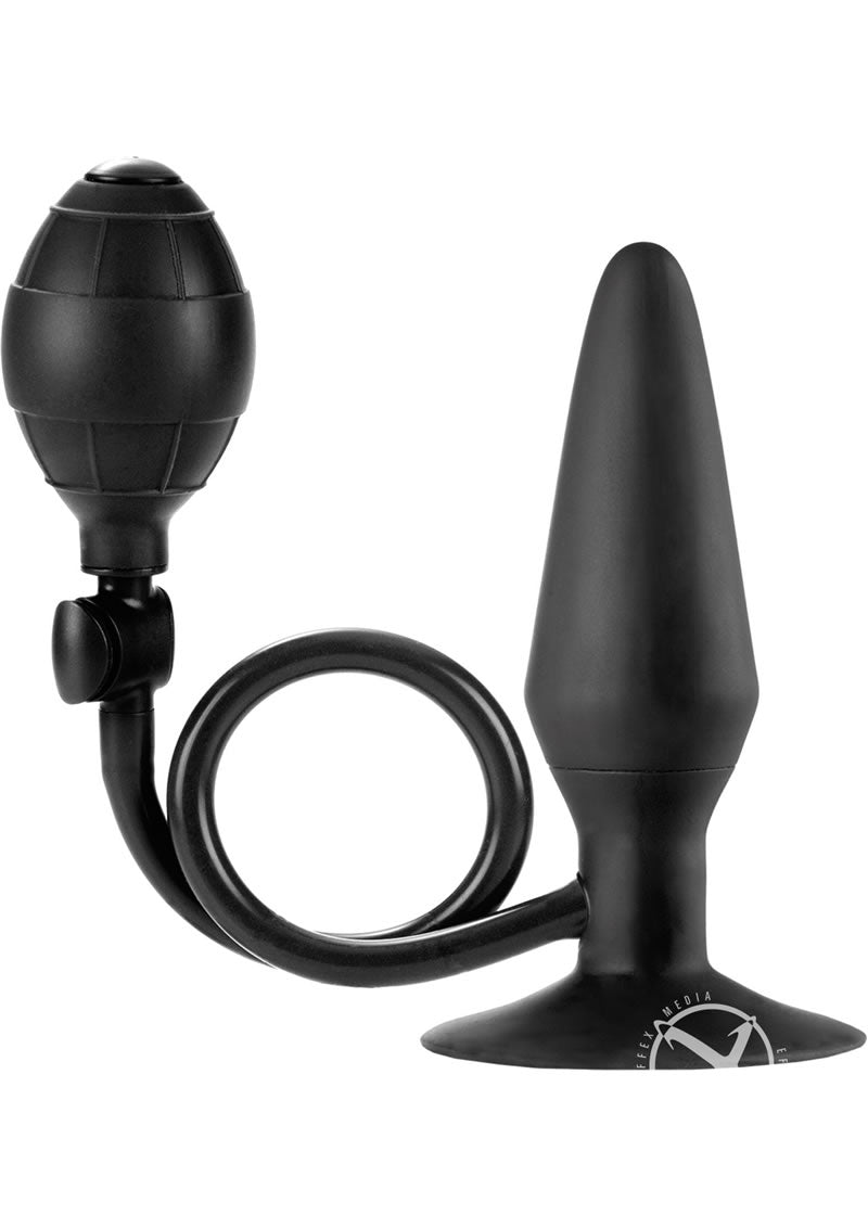 COLT Silicone Large Pumper Plug Butt Plug - Black