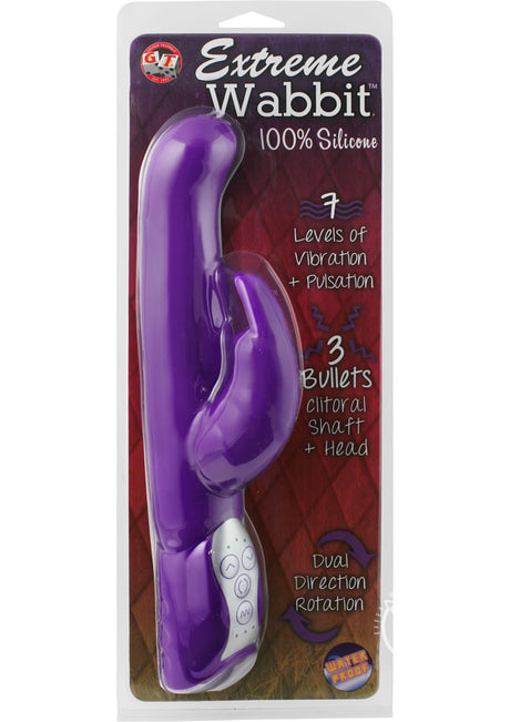 Extreme Wabbit Silicone Rabbit Vibrator - Lavender