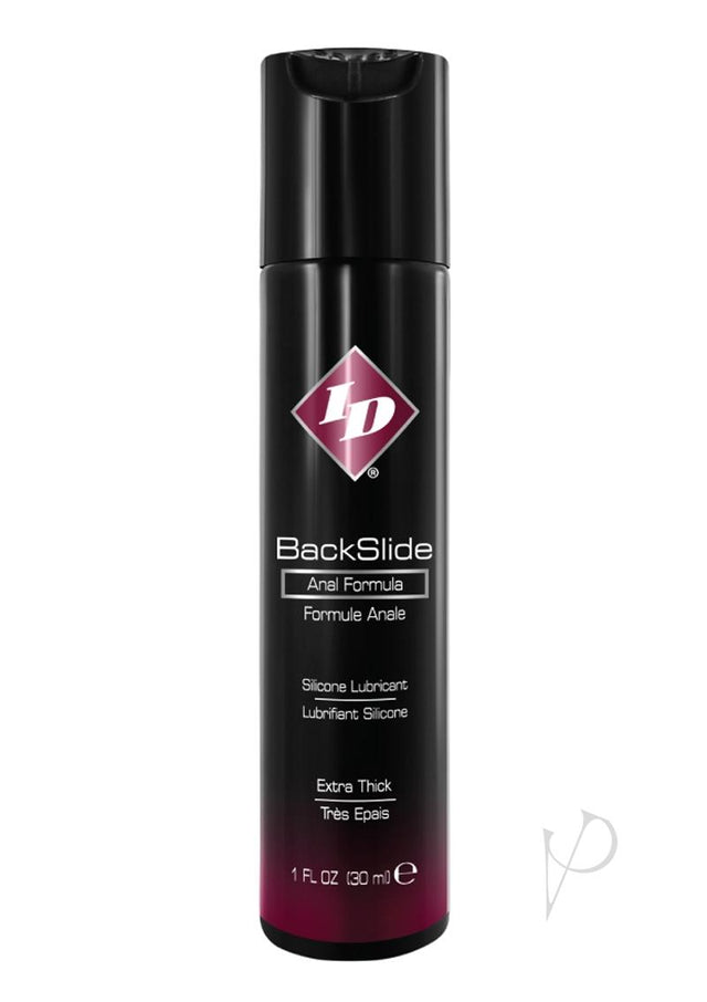 ID BackSlide Silicone Anal Lubricant 1oz