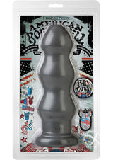 American Bombshell B-10 Tango Dildo 10in - Gun Metal