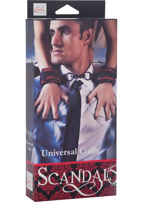 Scandal Universal Cuffs - Red/Black