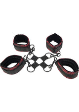 Scandal Hog Tie - Red/Black