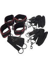 Scandal Bed Restraints Red/Black