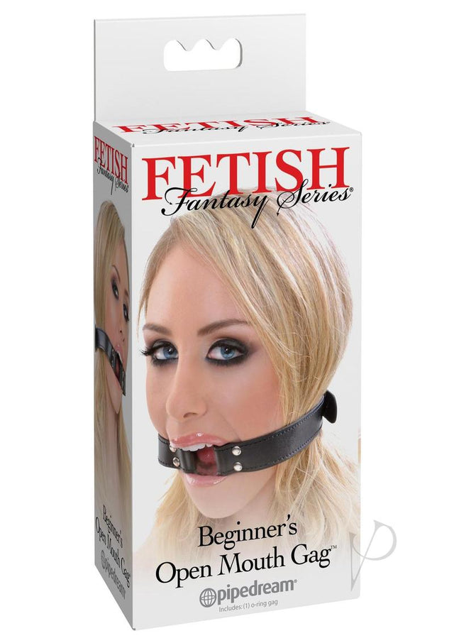 Fetish Fantasy Series Beginner's Open Mouth Gag - Black