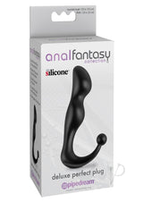 Anal Fantasy Collection Deluxe Perfect Silicone Plug 5.25in - Black