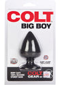 COLT Big Boy Silicone Butt Plug - Black