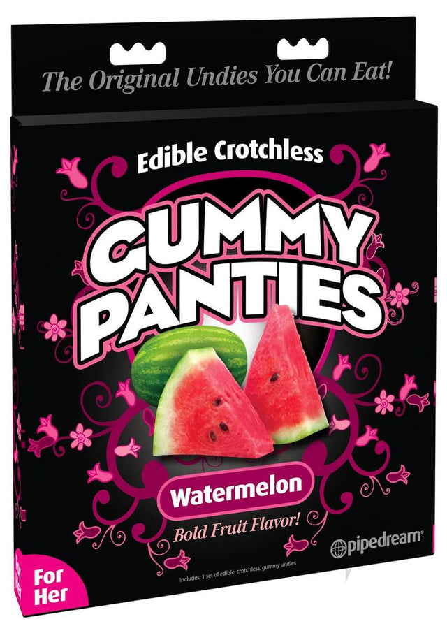 Edible Crotchless Gummy Panties - Watermelon