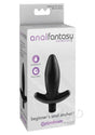 Anal Fantasy Collection Beginner's Anal Anchor Vibrating Waterproof 3.25in - Black