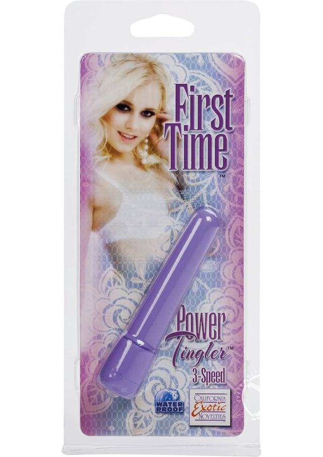 First Time Power Tingler Vibrator - Purple