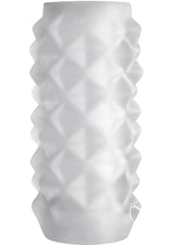 OptiMale Studs Reversible Ultraskyn Masturbator - Frost