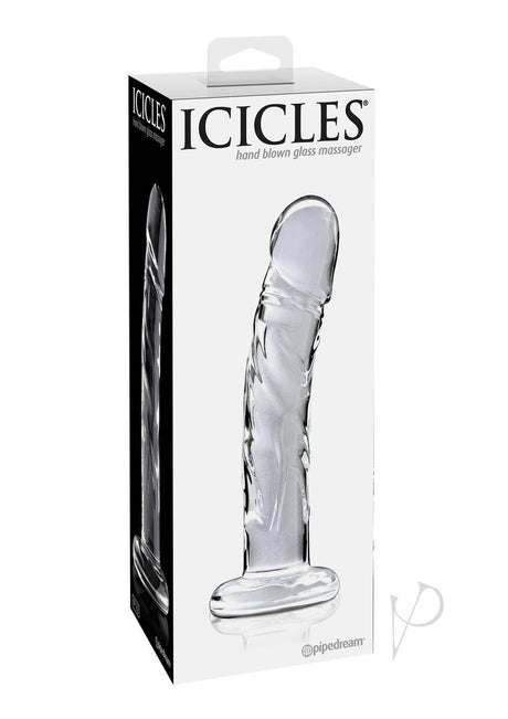 Icicles No. 62 Glass Dildo 6.5in - Clear