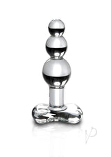 Icicles No. 47 Beaded Glass Anal Plug - Clear