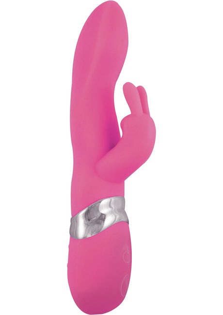 Ravishing Rabbit Silicone Rechargable Vibrator - Pink