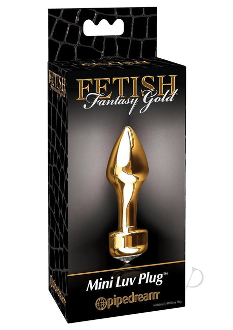 Fetish Fantasy Gold Mini Luv Plug 2.4in - Gold