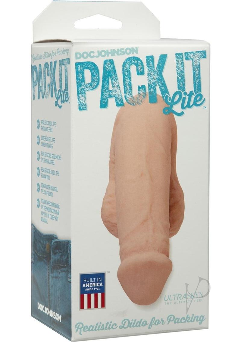 Pack it Lite Dildo 4.5in - Vanilla