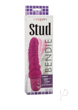 Bendie Stud Curvy Vibrator - Pink