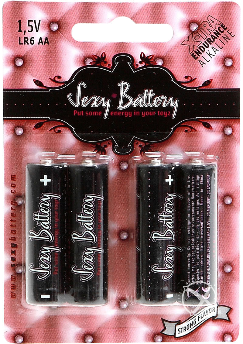 Sexy Battery Xtra Endurance Alkaline Batteries LR6 AA/ 1.5V (4 Pack)