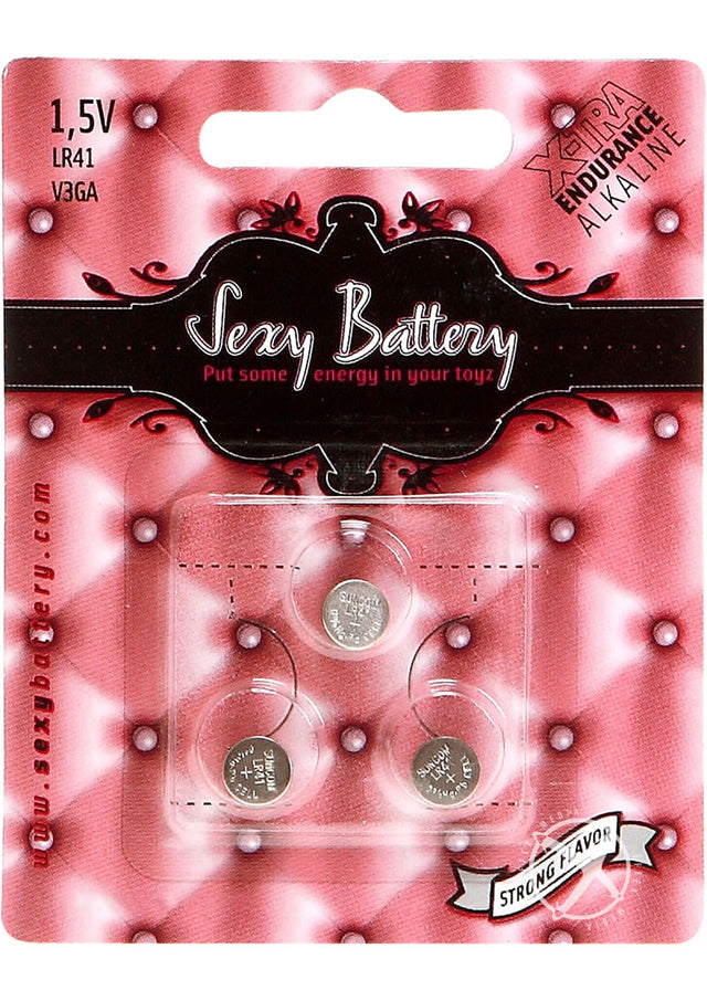 Sexy Battery Xtra Endurance Alkaline Batteries LR41 V3GA/ 1.5V (3 Pack)