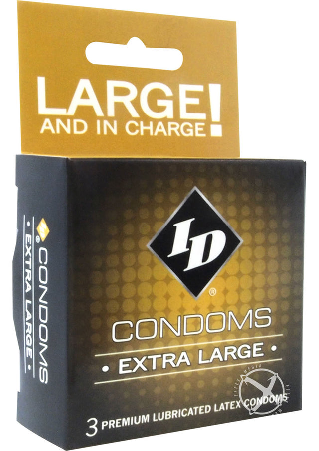 ID Extra Large Condom (3 Pack)