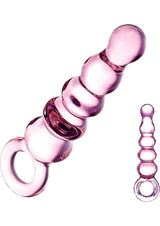 Glas Quintessence Beaded Anal Slider - Pink