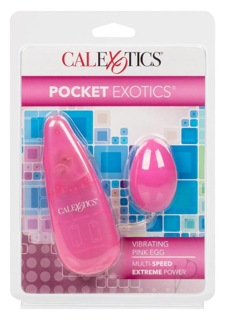 Pocket Exotics Vibrating Pink Passion Egg - Pink