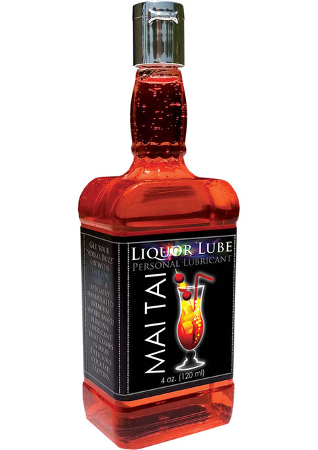 Liquor Lube Water Based Flavored Personal Lubricant Mai Tai 4 Ounce