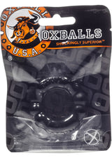 Oxballs Atomic Jock 'The 6 Pack' Sport Cock Ring - Black