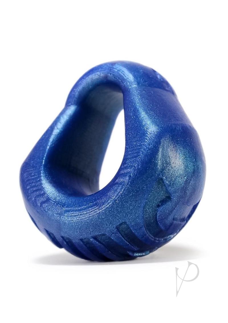 Oxballs Hung Padded Silicone Cock Ring 3in - Blue