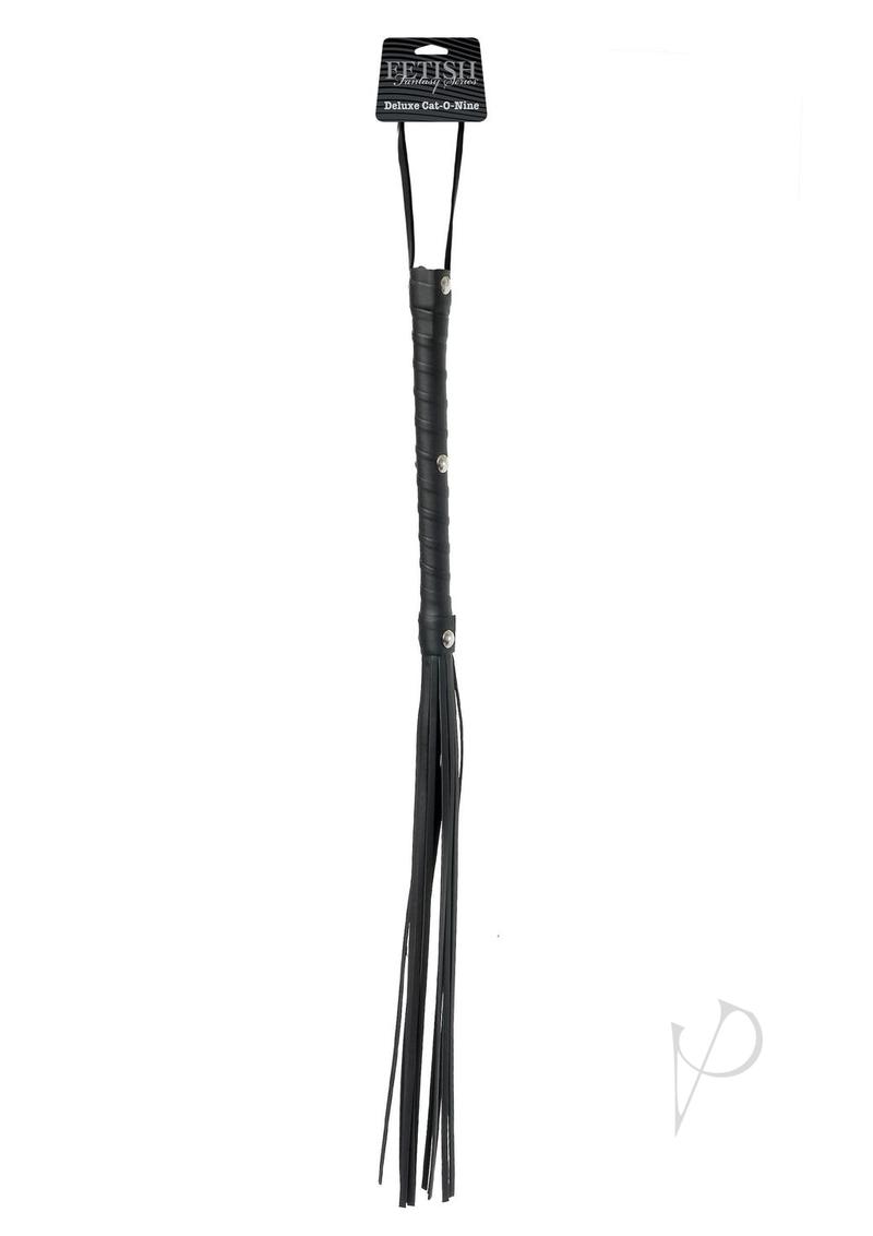 Fetish Fantasy Series Limited Edition Deluxe Cat O' Nine Flogger Black