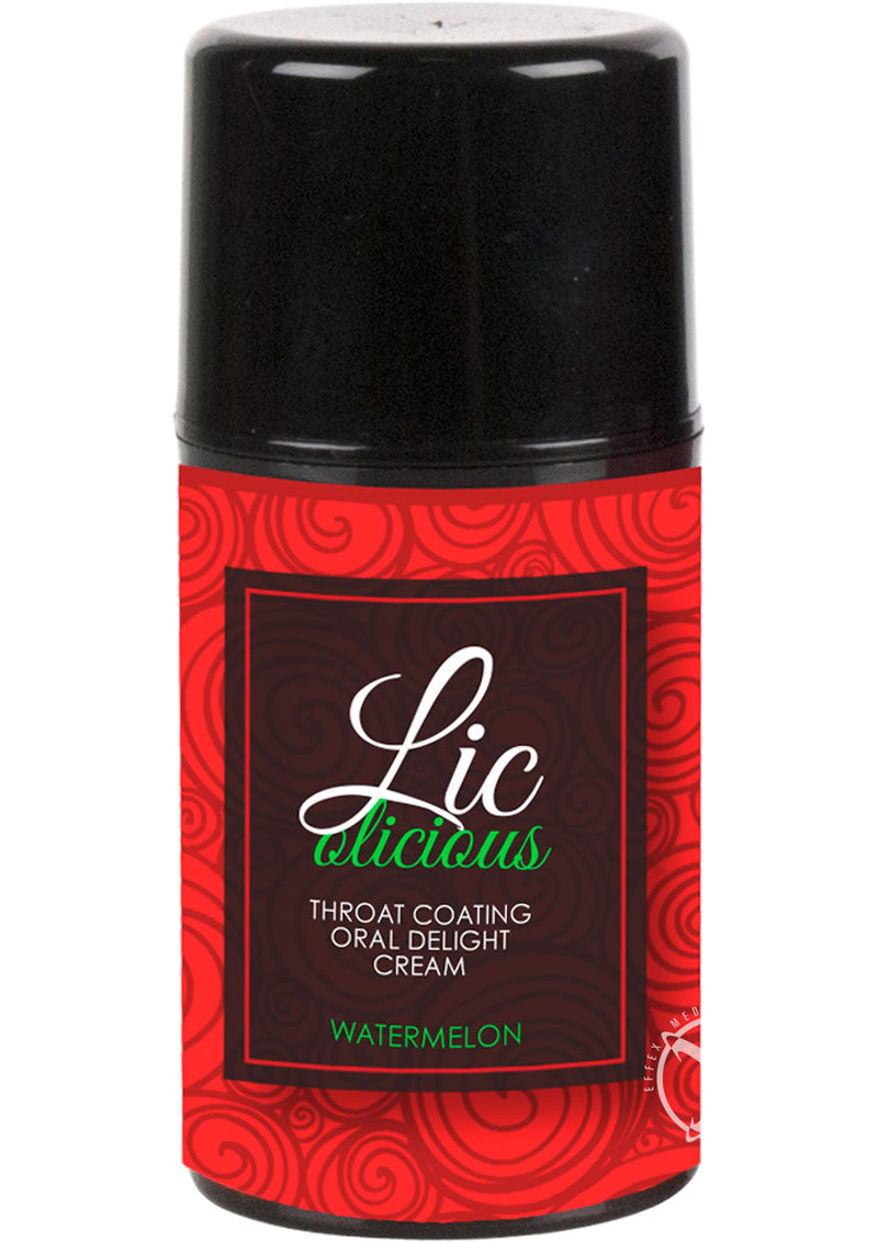 Licolicious Throat Coating Oral Delight Cream Watermelon 1.7oz