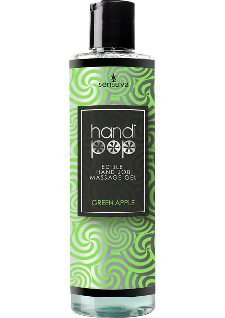 HandiPop Edible Hand Job Massage Gel Green Apple 4.2oz