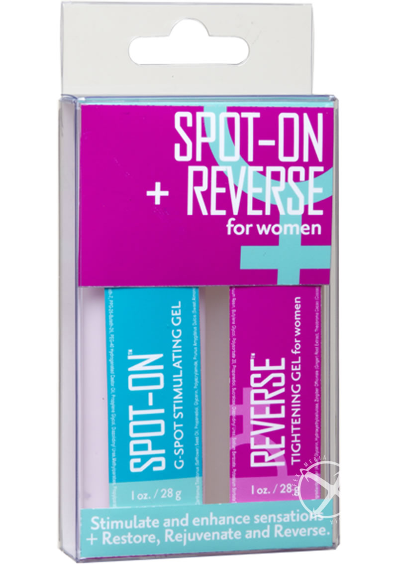 Spot On and Reverse For Women Stimulant and Enhancer Kit (2 per set)