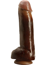 Rascal Chi Chi Larue`s Black Balled Massive Cock Waterproof 12in - Chocolate