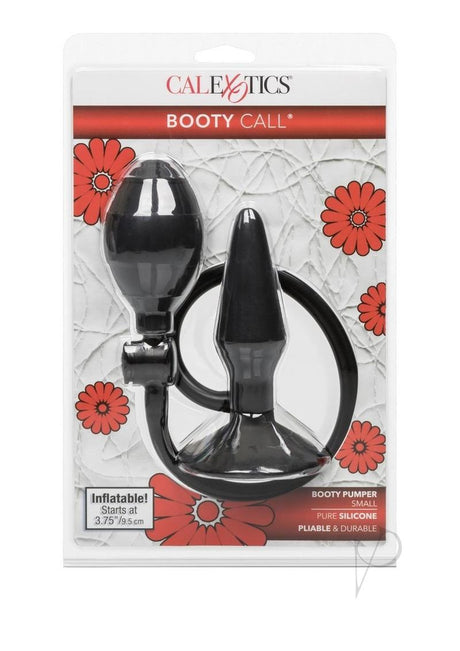 Booty Call Silicone Booty Pumper Butt Plug - Small - Black