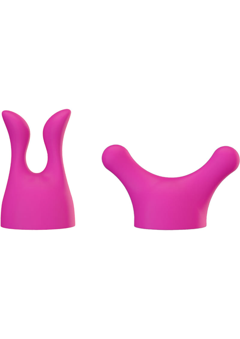 PalmBody Silicone Massager Head Attachment (2 Per Pack) - Pink