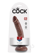 King Cock Dildo 7in - Chocolate