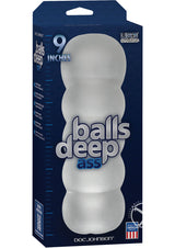 Balls Deep Ultraskyn Masturbator - Butt - Frost