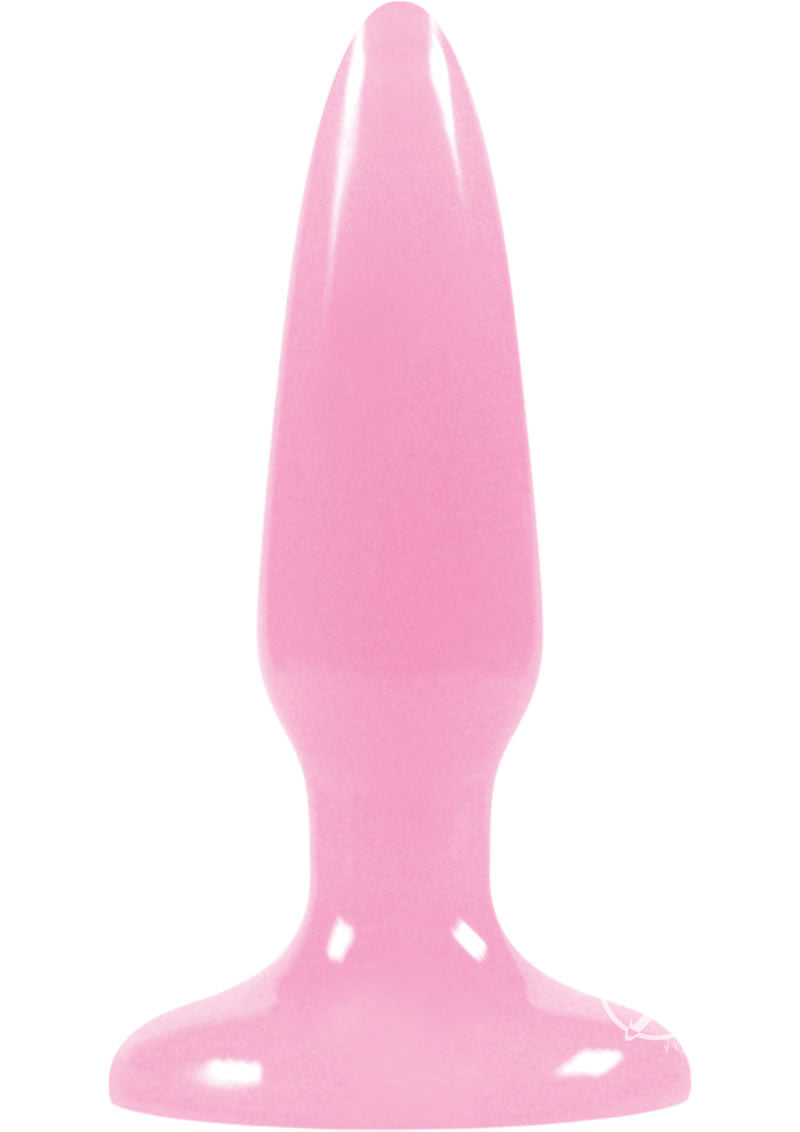 Firefly Pleasure Plug Butt Plug Glow In The Dark - Pink