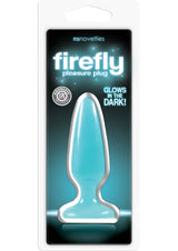 Firefly Pleasure Plug Butt Plug Glow In The Dark - Blue